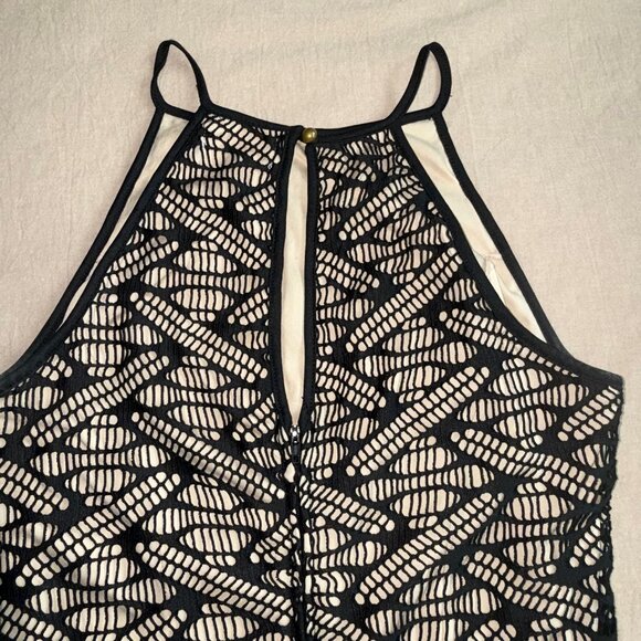 Emerald Sundae Little Black Dress Has Cutouts & Fringe‎ Fully Lined Size S - Picture 8 of 12